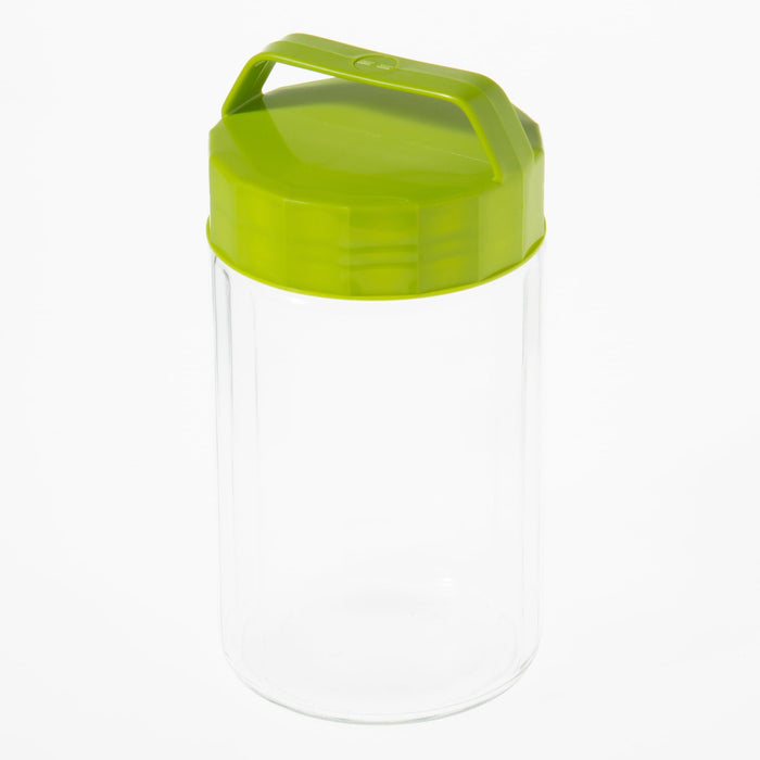 2000Ml Olive Green Glass Storage Container Set of 2-Kiichin - The #1 Place for Japanese Goods in Your Hand!