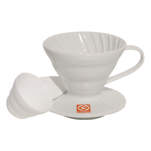 Hario V60 Transparent Dripper 01 White-Kiichin - The #1 Place for Japanese Goods in Your Hand!