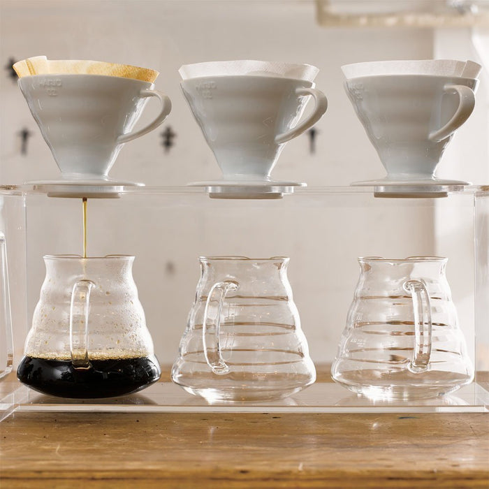 Hario V60 Transparent Dripper 01 White-Kiichin - The #1 Place for Japanese Goods in Your Hand!
