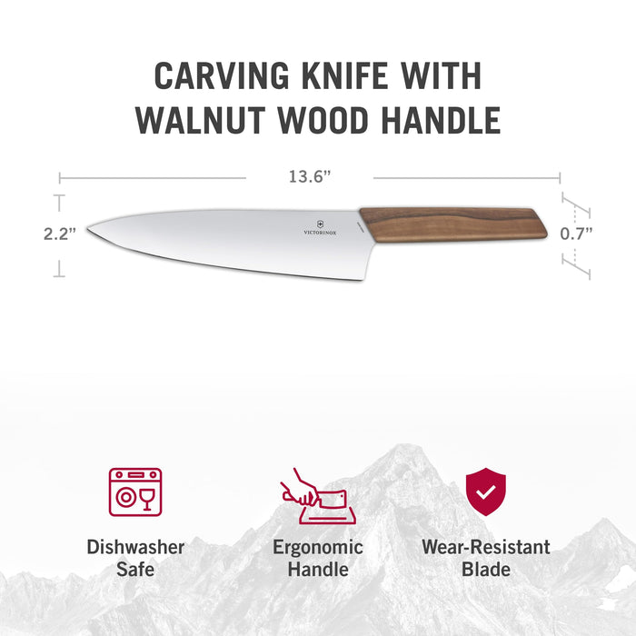 Victorinox Chef Knife 20cm Wood Swiss Modern Gyuto 6.9010.20G-Kiichin - The #1 Place for Japanese Goods in Your Hand!
