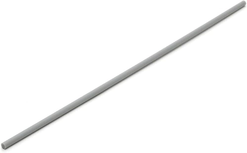 Wave Japan Plastic Round Bar 4mm 4pcs OM-389 Gray - Premium Hobby Material-Kiichin - The #1 Place for Japanese Goods in Your Hand!