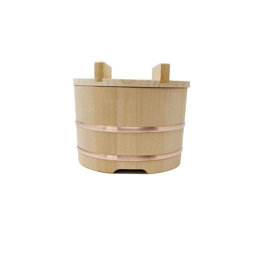 Yamacoh Ohitsu 24Cm Wooden Rice Container - Authentic Japanese Sawara Design-Kiichin - The #1 Place for Japanese Goods in Your Hand!