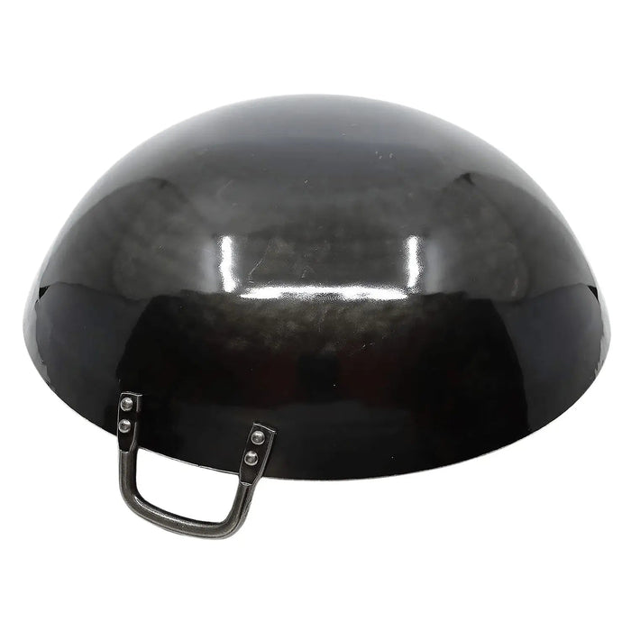 Yamada 39Cm Deep Wok - Authentic Japanese Hammered Iron Double Handle, 1.2Mm Thickness-Kiichin - The #1 Place for Japanese Goods in Your Hand!