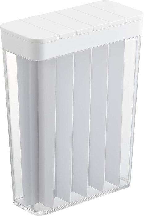 Yamazaki Industrial 3822 1 Go Rice Bin - Japan White Refrigerator Storage-Kiichin - The #1 Place for Japanese Goods in Your Hand!