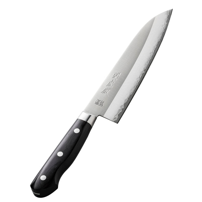 Yasuda Hamono Gold No.10 Santoku Knife YG300 180mm w/Guard-Kiichin - The #1 Place for Japanese Goods in Your Hand!
