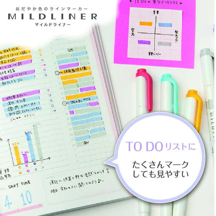 Zebra Mildliner 25 Color Set - User-Friendly Highlighters-Kiichin - The #1 Place for Japanese Goods in Your Hand!