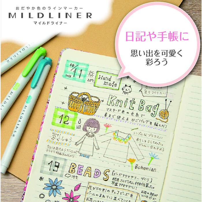 Zebra Mildliner 25 Color Set - User-Friendly Highlighters-Kiichin - The #1 Place for Japanese Goods in Your Hand!