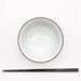 24to3 Nishitomi Ceramics Hasami Ware Rice Bowl Red Floral Dishwasher Safe