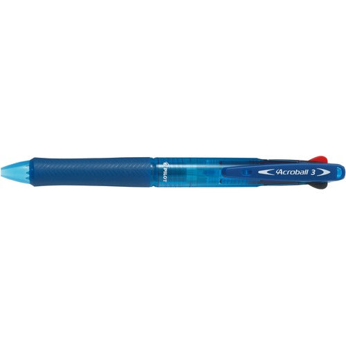 Pilot Acroball 3 Clear Blue 3-Color Ballpoint Pen 0.7mm-Kiichin - The #1 Place for Japanese Goods in Your Hand!