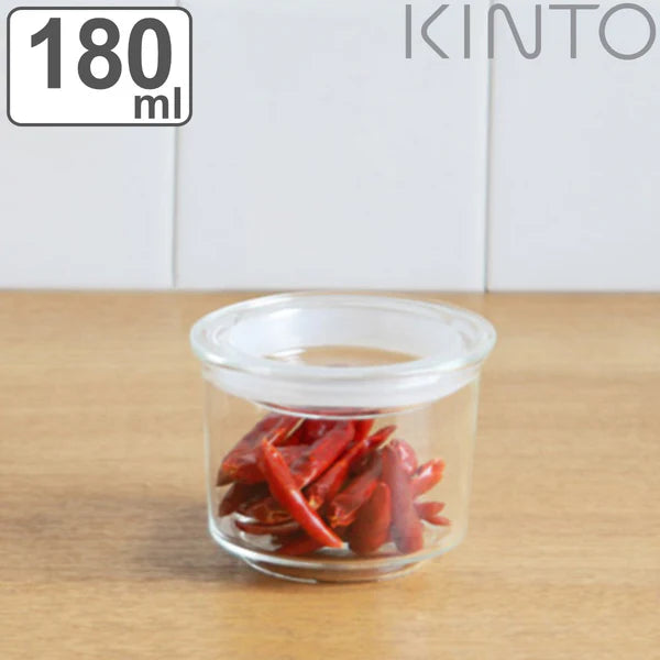 KINTO   Cast Canister Heat-Resistant Glass Storage Microwave Dishwasher Safe