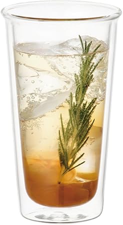 KINTO Cast Double Wall Beer Glass 340ml Heat Resistant Microwave Safe