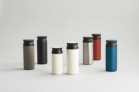 KINTO Travel Tumbler 350mL White Double-Walled Insulated Vacuum Flask
