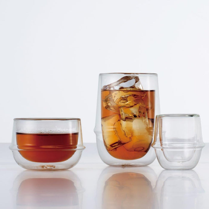 KINTO Kronos 80Ml Double Wall Espresso Cup Heat Resistant Glass Safe