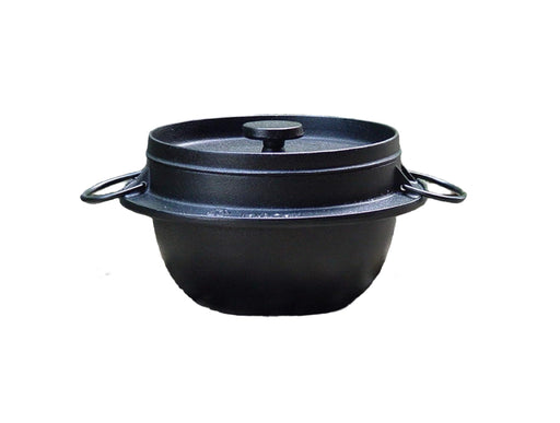 Iwachu Japan Cast Iron Rice Cooker Casserole - Authentic 3-Go Cooking Pot