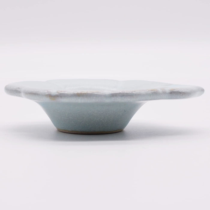 Aito Hana Small Plate 8x7cm Mizuhada Seto Ware Dishwasher Microwave Safe