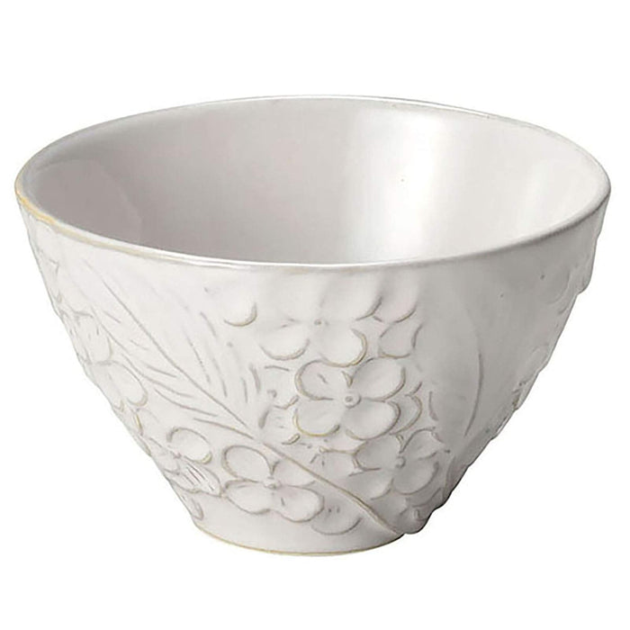 Aito Lien Ceramic Bowl Plate 11x7cm M White Mino Ware Japan 267811-Kiichin - The #1 Place for Japanese Goods in Your Hand!