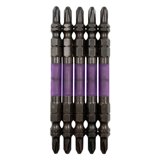 Anex Black Dragon Double Headed Slim Bit Set Anex Tough +2x85 5-Pack-Kiichin - The #1 Place for Japanese Goods in Your Hand!