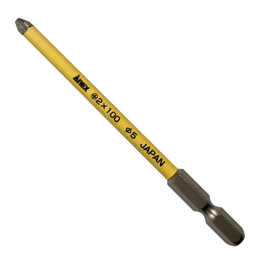 Anex Slim Tube Single Head +2x100 Tool - Color Bit Asp1-2100-Kiichin - The #1 Place for Japanese Goods in Your Hand!