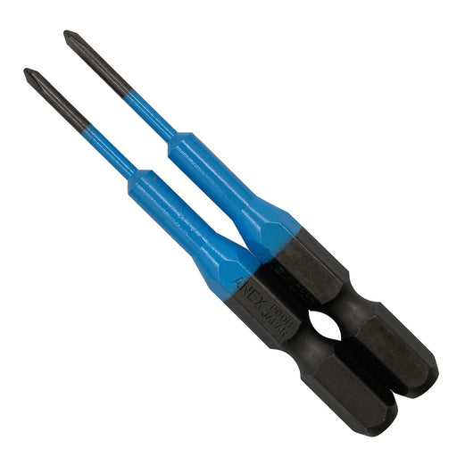 Anex Stepped Color Bits Set of 2 +00 X 65 No Magnet ACD-00065-Kiichin - The #1 Place for Japanese Goods in Your Hand!