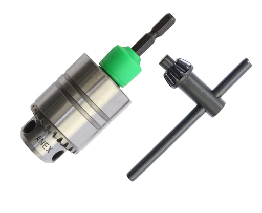 Anex Hybrid Type Drill Chuck Keyless 1.5-10mm Anex AKL-200 Tool-Kiichin - The #1 Place for Japanese Goods in Your Hand!