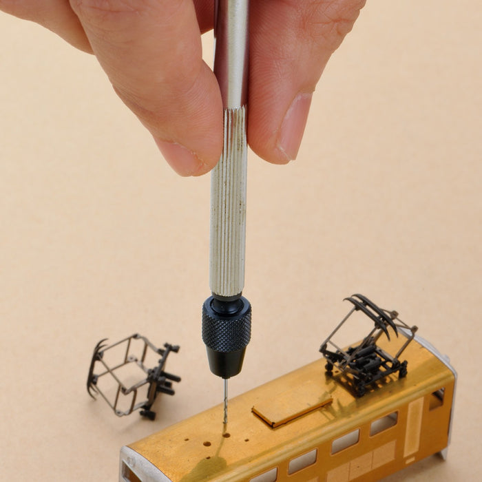 Anex Heavy Duty Pin Vise Stool Thin Shaft Through Type 0.1-0.9mm No.91-St by Annex-Kiichin - The #1 Place for Japanese Goods in Your Hand!