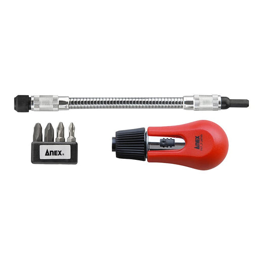Anex Ratchet Driver No. 353 - Interchangeable Anex Tool with Flexible Shaft-Kiichin - The #1 Place for Japanese Goods in Your Hand!