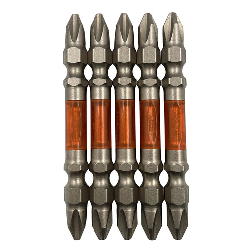 Anex Double-Headed Ryutai Bit Set Of 5 Plated Finish +2X65 Arhm5-2065 Tool-Kiichin - The #1 Place for Japanese Goods in Your Hand!