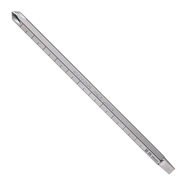 Anex Stool Manual Tool - Anex Short Bit Screw Pita Double Head +1 +2 +3 -6 X 140 Ak-50P-Kiichin - The #1 Place for Japanese Goods in Your Hand!