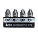 Anex Ultra Short Bit Plus with Holder Set of 4 AK-51P-B4P Tool-Kiichin - The #1 Place for Japanese Goods in Your Hand!