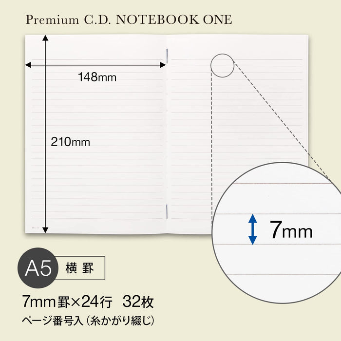Apica Premium CD Notebook A5 62 Pages - Quality Writing Journal-Kiichin - The #1 Place for Japanese Goods in Your Hand!