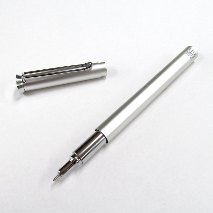 Ohto Ritz Silver Gel Ballpoint Pen Model NGP-805L-SV-Kiichin - The #1 Place for Japanese Goods in Your Hand!