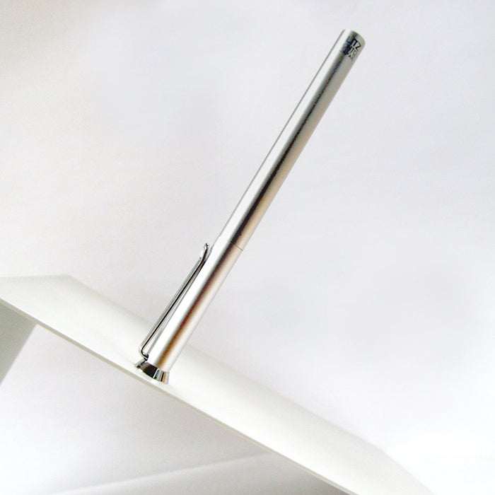 Ohto Ritz Silver Gel Ballpoint Pen Model NGP-805L-SV-Kiichin - The #1 Place for Japanese Goods in Your Hand!