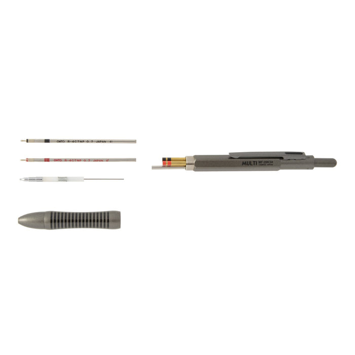 Ohto MF-20K3A-MG Gunmetal Multi Ballpoint Pen-Kiichin - The #1 Place for Japanese Goods in Your Hand!