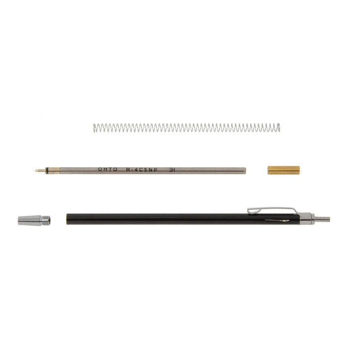 Ohto Minimo Nbp-505Mn-Bk Black Oil-Based Ballpoint Pen-Kiichin - The #1 Place for Japanese Goods in Your Hand!