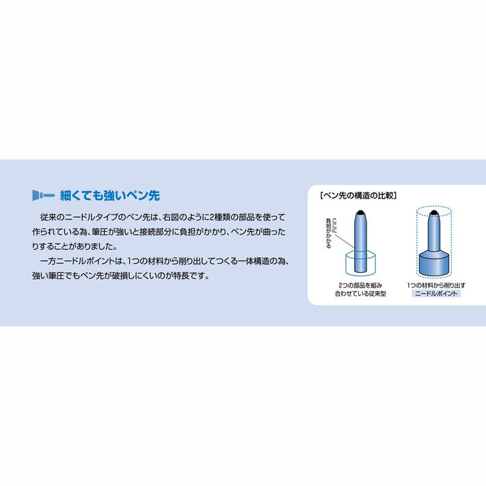 Ohto 0.7mm Black Oil-Based Ballpoint Pen Refill 5-Pack No.177Np-Kiichin - The #1 Place for Japanese Goods in Your Hand!