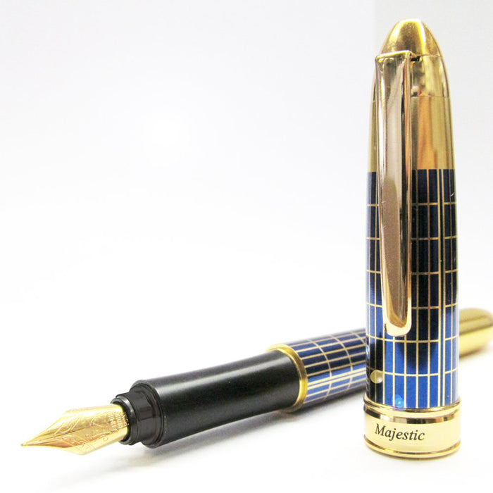 Ohto Majestic Blue FF-20MJ-BL High-Quality Fountain Pen-Kiichin - The #1 Place for Japanese Goods in Your Hand!