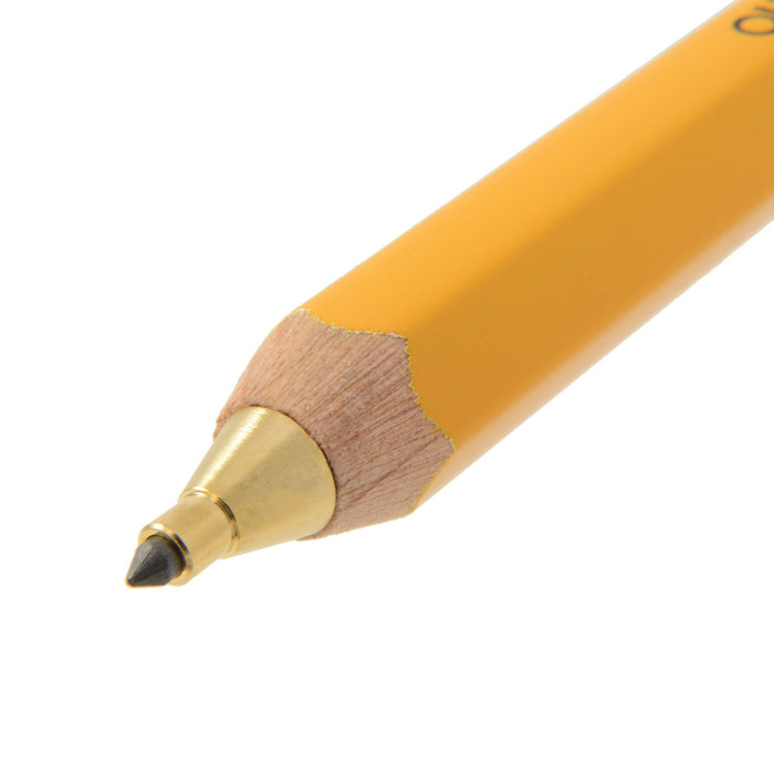 Ohto 2.0 Yellow Mechanical Pencil with Wooden Shaft and Eraser Aps-680E-Yl-Kiichin - The #1 Place for Japanese Goods in Your Hand!