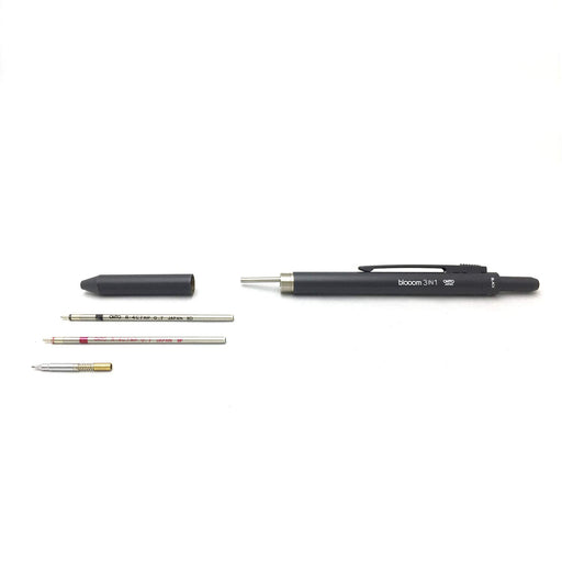 Ohto Bloom 3In1 Multifunctional Pen in Denim Blue Model MF-25B3-BL-Kiichin - The #1 Place for Japanese Goods in Your Hand!