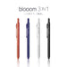 Ohto Bloom 3In1 Multifunctional Pen in Fade Red - Model MF-25B3-RD-Kiichin - The #1 Place for Japanese Goods in Your Hand!