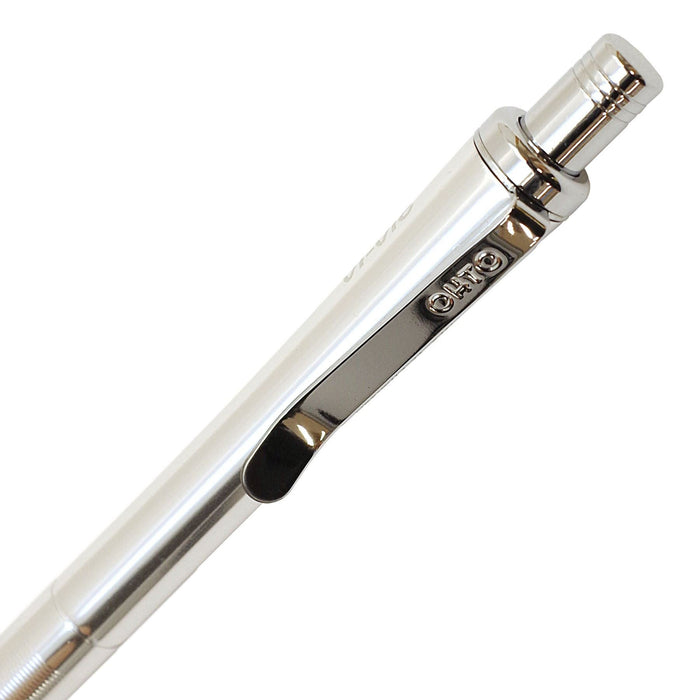 Ohto Silver Vivic Ballpoint Pen Oil-Based Ink Nbp-407V-Sv-Kiichin - The #1 Place for Japanese Goods in Your Hand!