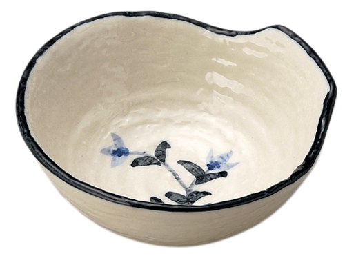 Santo Banko Ware Rice Bowl with Gosu Arabesque Pattern 13963-Kiichin - The #1 Place for Japanese Goods in Your Hand!