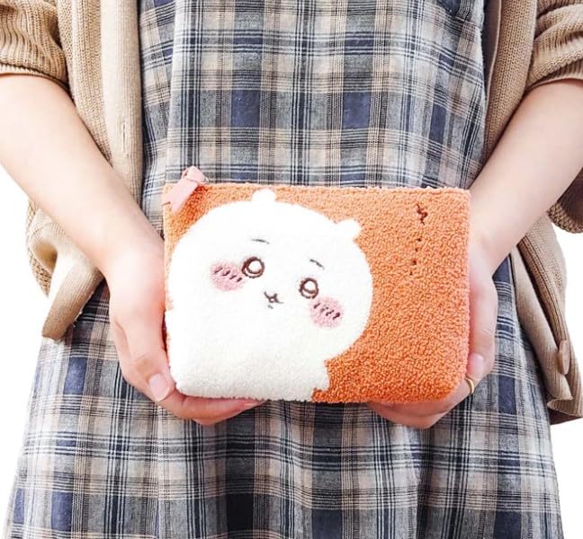 Marimocraft Chiikawa Sagara 3 Pocket Pouch Chestnut Manju Organizer-Kiichin - The #1 Place for Japanese Goods in Your Hand!