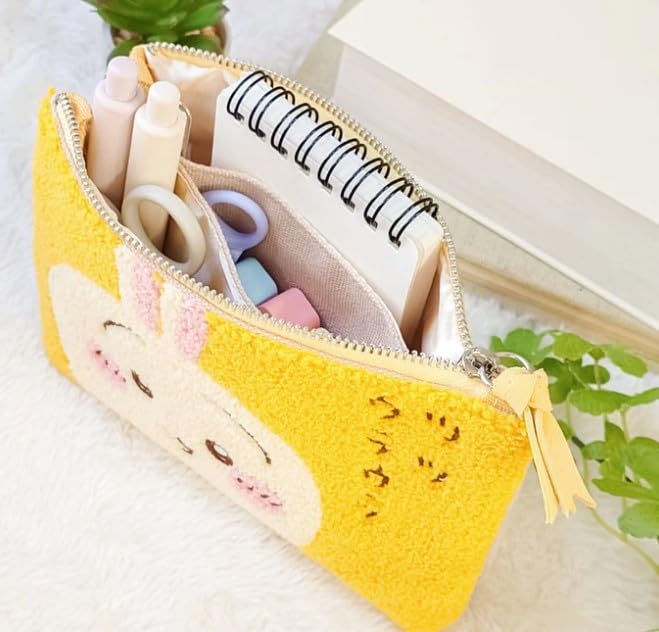 Marimocraft Chiikawa Sagara 3 Pocket Pouch Chestnut Manju Organizer-Kiichin - The #1 Place for Japanese Goods in Your Hand!