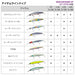Daiwa Sea Bass Minnow Shiner Z Set Upper 110SDr Adel Chart Head Kibinago-Kiichin - The #1 Place for Japanese Goods in Your Hand!