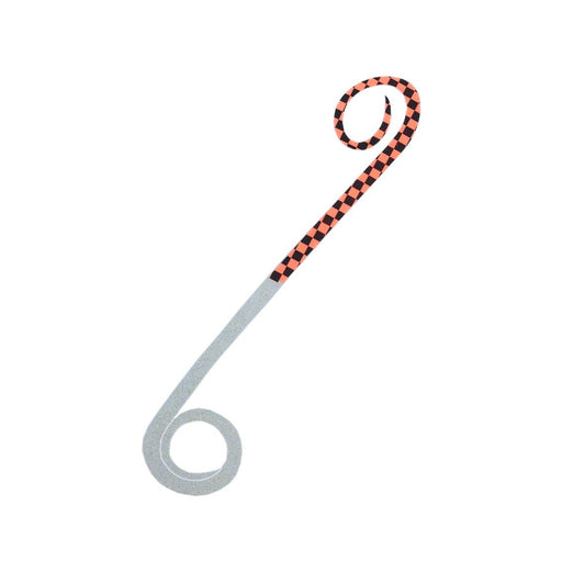 Daiwa Tairaba Kouga Twin Curly R Checkers Orange Gold Glitter Silicone Tie-Kiichin - The #1 Place for Japanese Goods in Your Hand!