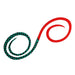 Daiwa Tairaba 3D Yari Overglow Silicone Necktie in Green & Red Glitter-Kiichin - The #1 Place for Japanese Goods in Your Hand!