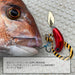 Daiwa Tairaba Silicone Necktie Single Curly Orange Zebra-Kiichin - The #1 Place for Japanese Goods in Your Hand!
