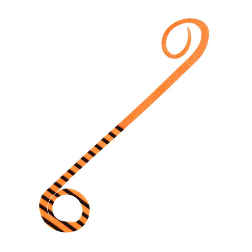 Daiwa Tairaba Kouga Silicone Necktie Twin Curly Orange Glitter Zebra-Kiichin - The #1 Place for Japanese Goods in Your Hand!