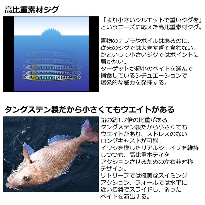 Daiwa Tungsten Jig TG Bait 100g Glow Edge Silver-Kiichin - The #1 Place for Japanese Goods in Your Hand!