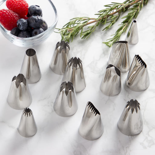 Endo Shoji Commercial Nozzle Set of 12 No.10 Stainless Steel Made in Japan-Kiichin - The #1 Place for Japanese Goods in Your Hand!
